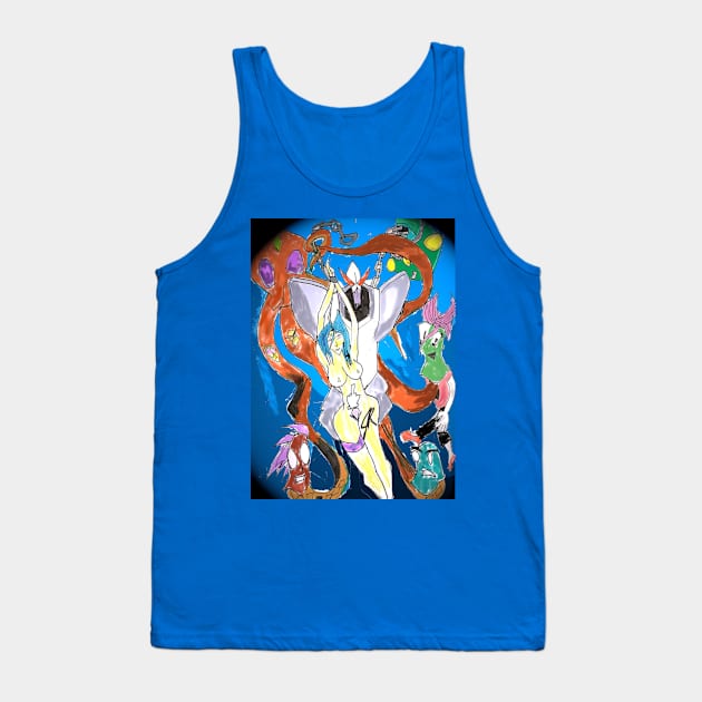 Finger Puppets Tank Top by Jano Ryusaru